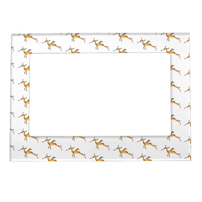 Weedy seadragon cartoon illustration magnetic frame (Front)