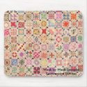 Week by Week Sampler Mouse Pad mousepad