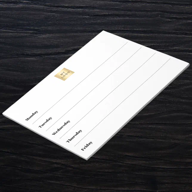 Bloc-Notes Menu De La Semaine - 60 Feuilles - Planificateur Repas Avec Liste De Courses Perforée