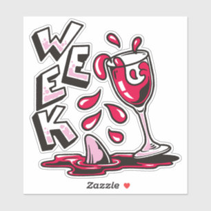 WEEK OF SHARK DYSPHORIA STICKER