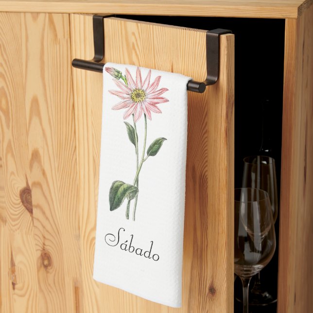 *Weekdays 2.6SAB (Sábado) - Kitchen Towel (Thirds Fold)