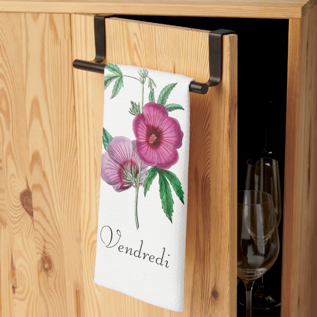 *Weekdays FR2.5VEN (Vendredi) - Kitchen Towel (Thirds Fold)