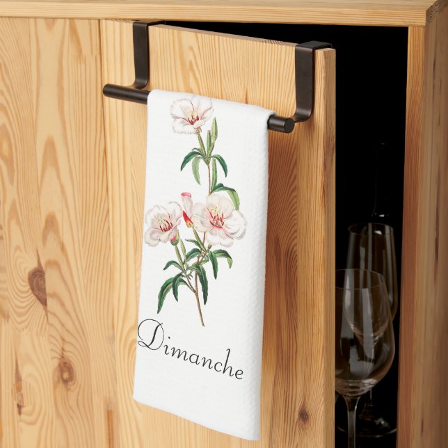 *Weekdays FR2.7DIM (Dimanche) - Kitchen Towel (Thirds Fold)