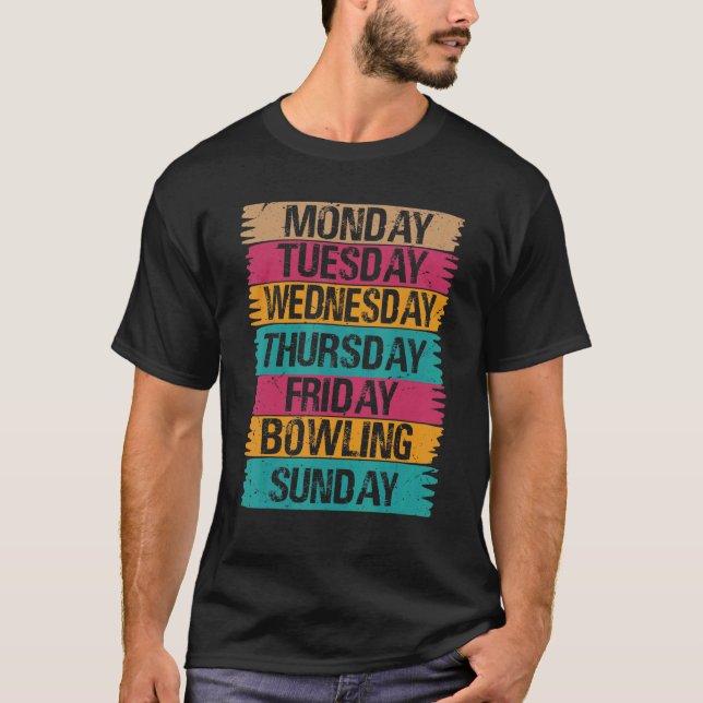 Weekdays Work Monday Wednesday Friday Saturday Bow T-Shirt (Front)