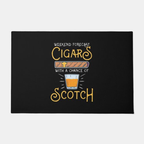 Weekend Cigars With A Chance Of Scotch Doormat