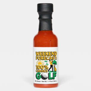 Weekend Forecast 100% Chance of Golf Hot Sauces
