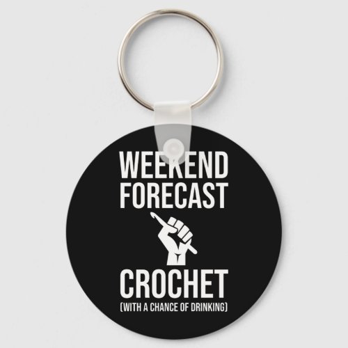 Weekend Forecast _ Crochet Keychain