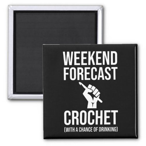 Weekend Forecast _ Crochet Magnet