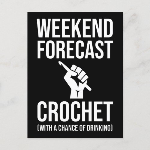 Weekend Forecast _ Crochet Postcard