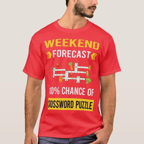Weekend Forecast Crossword Puzzles T_Shirt