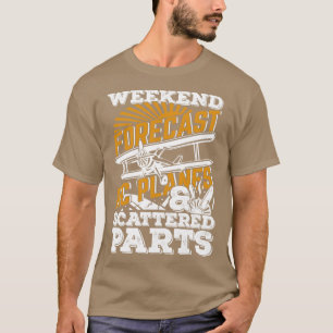 Weekend Forecast RC Plane Remote Radio Controlled  T-Shirt