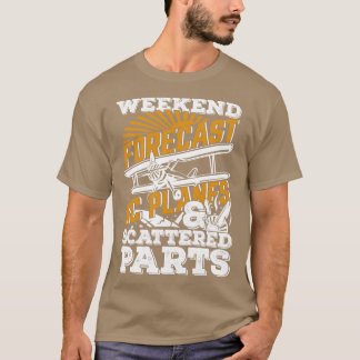 Weekend Forecast RC Plane Remote Radio Controlled  T-Shirt
