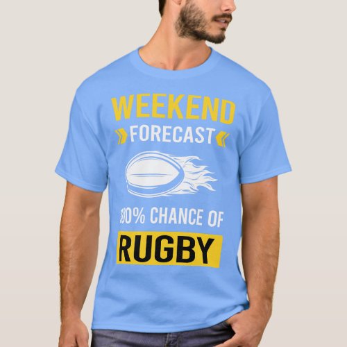 Weekend Forecast Rugby T_Shirt