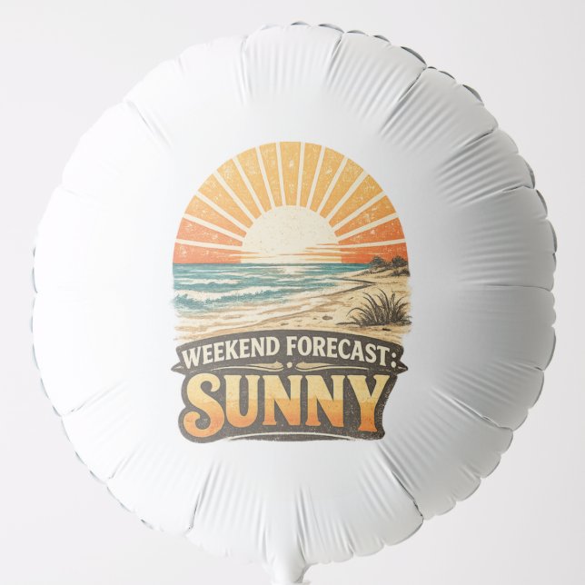 Weekend Forecast Sunny Balloon (Front)