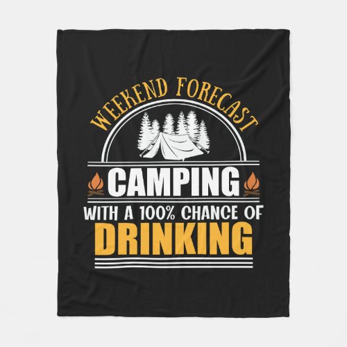 Weekend forecast with a chance of drinking fleece blanket