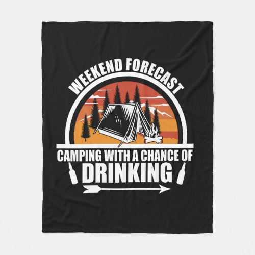 Weekend forecast with a chance of drinking fleece blanket