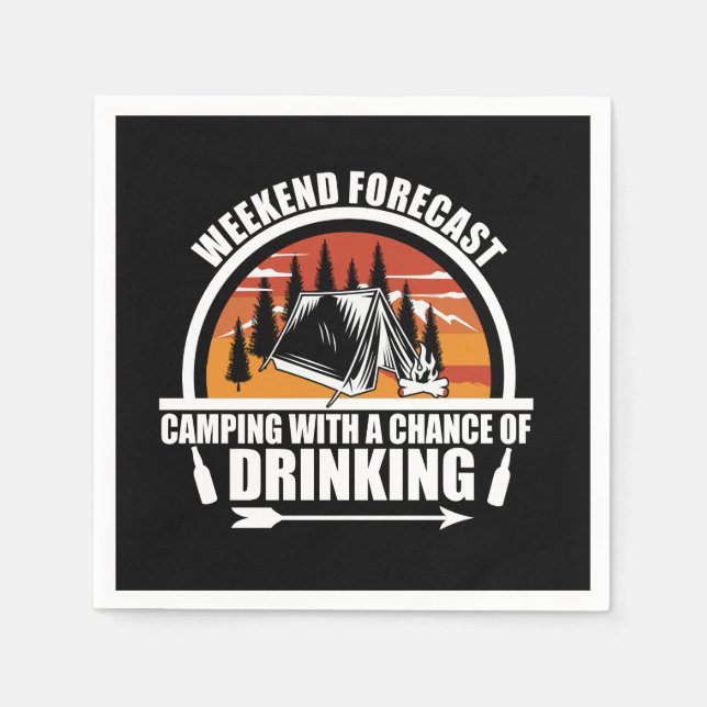 Weekend forecast with a chance of drinking napkins (Front)