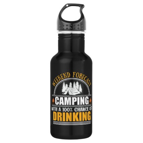 Weekend forecast with a chance of drinking stainless steel water bottle