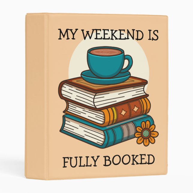 Weekend Fully Booked Book Lovers Mini Binder (Front/Spine)