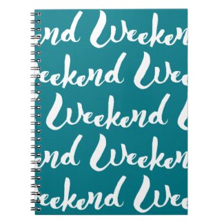 Weekend Hand Lettering Design Notebook