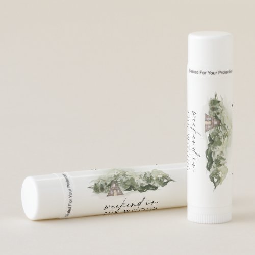 Weekend in the Woods Camping Bachelorette Lip Balm