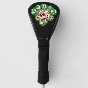 Weekend Money Game Mens Gothic Snake Skull Golf Head Cover