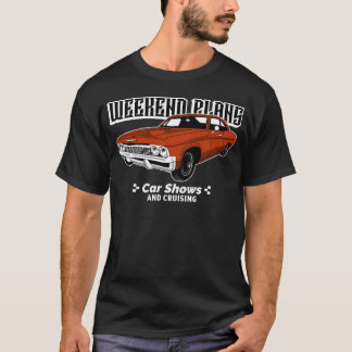 Weekend Plans Car Shows and Cruising retro T-Shirt