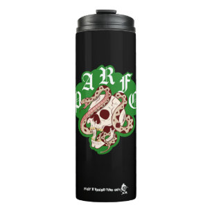 Weekend Scramble Gothic Snake Skull Thermal Tumbler