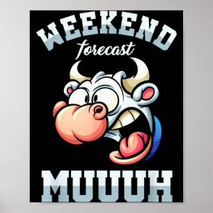 Weekend Week Forecast Friday Vacation Workweek Gif Poster