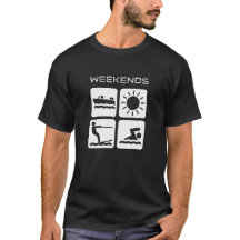 weekends boat water ski lake icon 