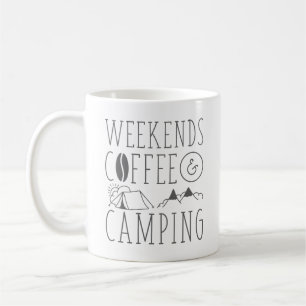 Weekends Coffee And Camping Mug