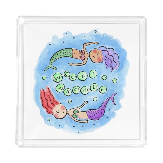 Weeki Wachee  Acrylic Tray (Front)