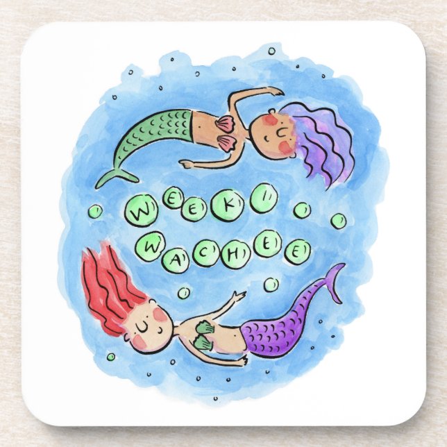 Weeki Wachee  Beverage Coaster (Front)