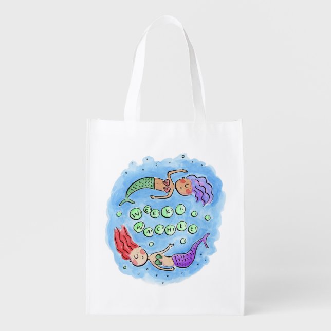 Weeki Wachee  Grocery Bag (Front)
