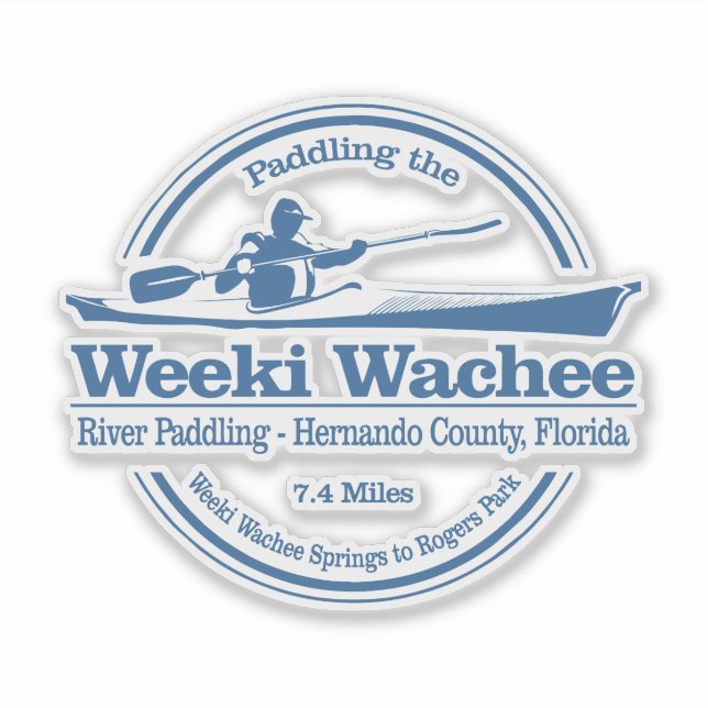 Weeki Wachee River (SK) Sticker (Front)