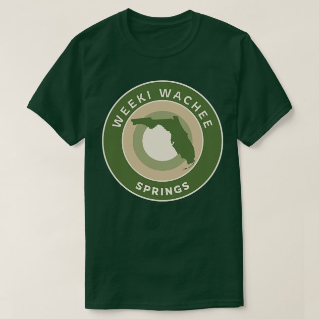 Weeki Wachee Springs State Park Florida Bullseye T-Shirt (Design Front)