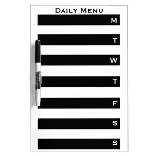 Weekly Day Planner Calendar List to Do Dry-Erase Board