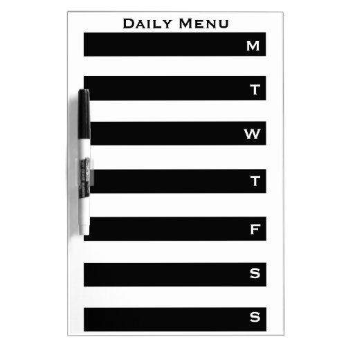 Weekly Day Planner Calendar List to Do Dry_Erase Board