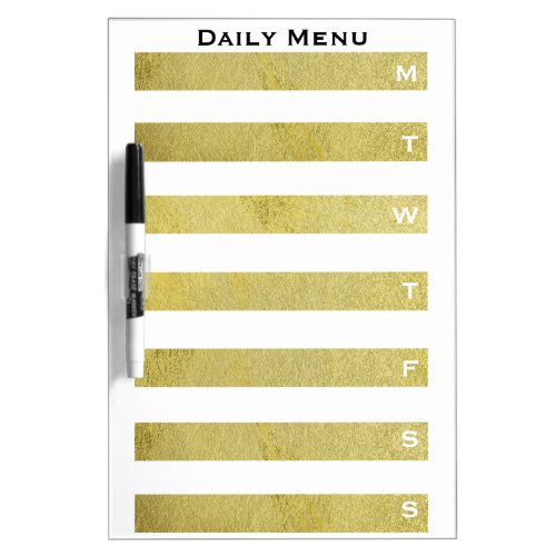 Weekly Day Planner Calendar List to Do Dry Erase Board