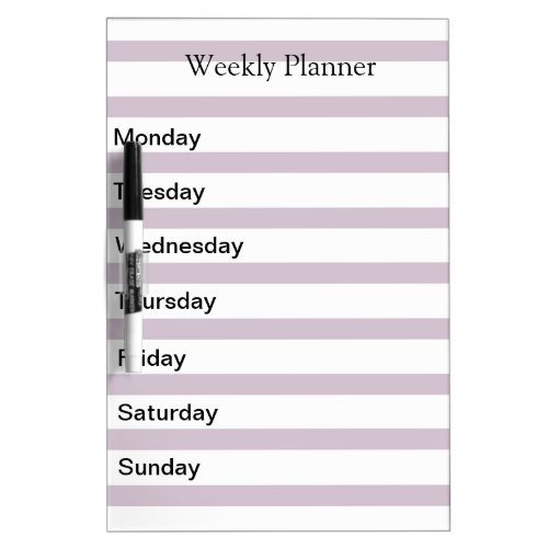 Weekly Day Planner List Dry_Erase Board