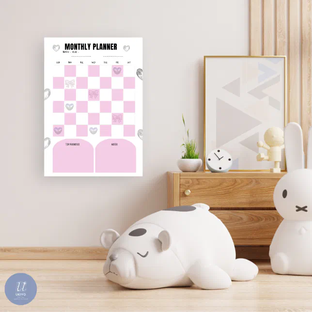 Weekly Dry Erase Board & To Do List Pink | Zazzle