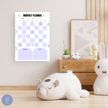 Weekly Dry Erase Board & To Do List Purple