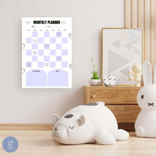 Weekly Dry Erase Board & To Do List Purple