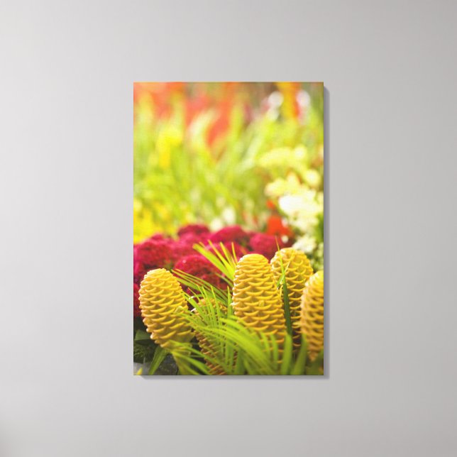 Weekly Friday fruit & vegetable market. Canvas Print (Front)