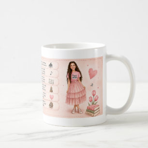 Weekly Goals for Organ Practice Cute Music Teacher Coffee Mug