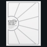 Weekly Gratitude Journal Challenge Sunshine Design Letterhead<br><div class="desc">A girly yet upscale design in fresh, cheerful colors. If you need to adjust the text or colors, click on the customize it button and make changes. Perfect to start the New Year and stay grateful with this week calendar. A perfect organization tool for any home office, mom or even...</div>