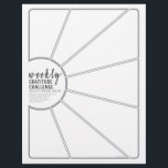 Weekly Gratitude Journal Challenge Sunshine Design Letterhead<br><div class="desc">A girly yet upscale design in fresh, cheerful colors. If you need to adjust the text or colors, click on the customize it button and make changes. Perfect to start the New Year and stay grateful with this week calendar. A perfect organization tool for any home office, mom or even...</div>