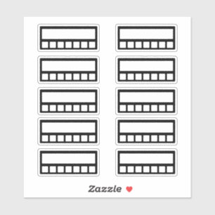 Weekly Habit Tracker Sticker