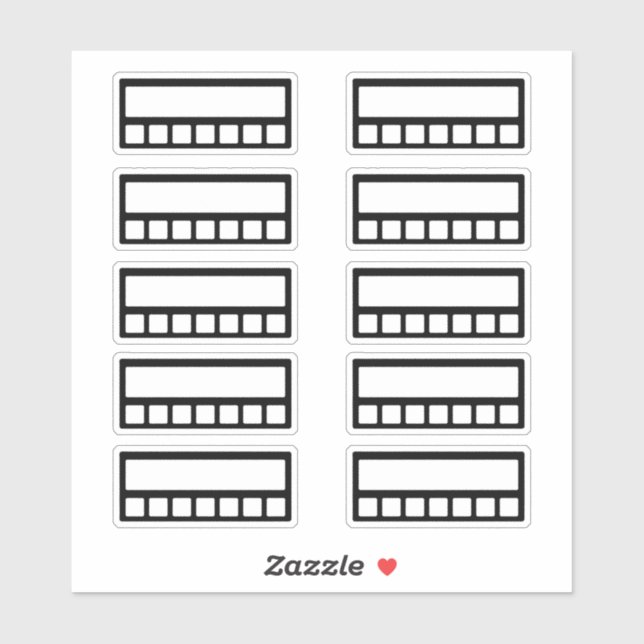 Weekly Habit Tracker Sticker (Sheet)