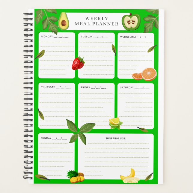 Weekly Meal Planner (Front)